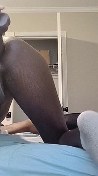 흑인 대물 자지 딜도에서 버블 엉덩이 펨보이 후장과 질싸