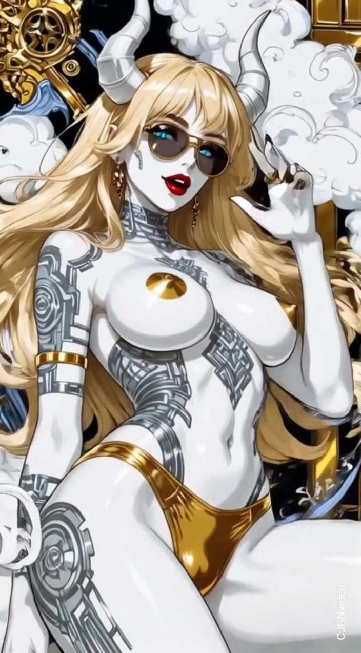 Hot girl dancing: 118. Můj bílý démon v mraku sexy péro (ai animace)