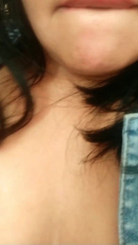 She Dances and Strips Naked Showing Her Hairless Pussy
