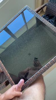 Cum on the Table Before Airbnb Checkout