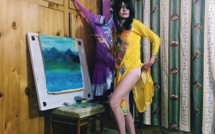Bolly Karma: Một cô gái dâm đãng trên cam cho chúng tôi.