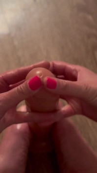 Sexy Footjob with Dildo Fetish Session POV with Artemisia Love