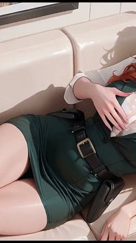 Languidly Diselimuti Di Atas Katil, Dia Membisikkan Gerak Isyarat Lebat Semasa Cahaya Matahari Glistens pada Kulit lembapnya.
