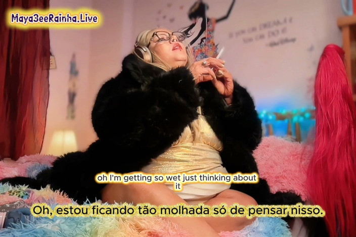 Goddess Maya3ee Rainha: 브라질 밀프 비 여신과 금색 핫한 JOI
