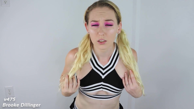Brooke Dillinger: チアリーダーJOIとPOVフェラチオ
