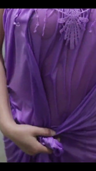 In the Bathroom Indonesian Transparant in Shiny Satin Lingerie Perfect Body Big Ass Tease