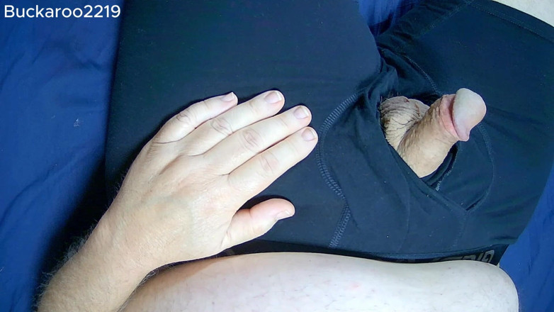 Buckaroo2219: Another View of My Jerking My Smooth Cock