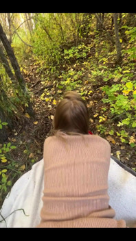 Stranger fångade mig i träet och creampied mig