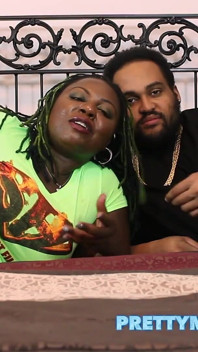 Ebony milf get mad when see gets a huge facial