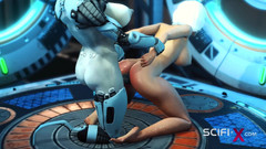 SciFi-X transgender: Sex cyborg futa gederation 7. Super-ficksystem im sci-fi-labor