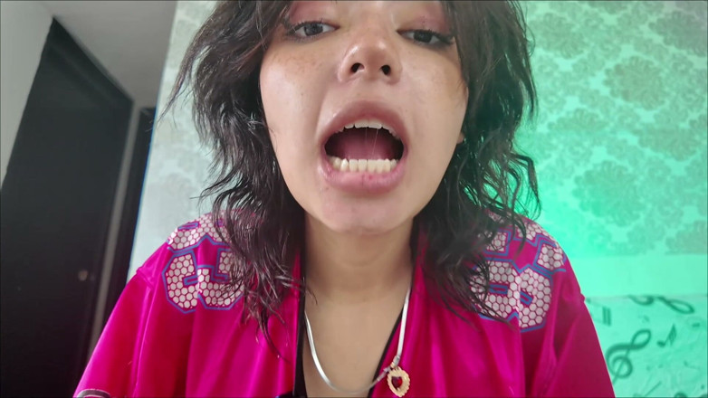 KiyuSweetCrazy: Cheeks Pulled Apart Teeth Exposed