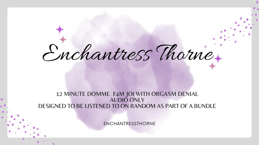 Femdom JOI Mean Denial 03 (Enchantress Thorne) Femdom JOI Mean Denial 03 (Enchantress Thorne)