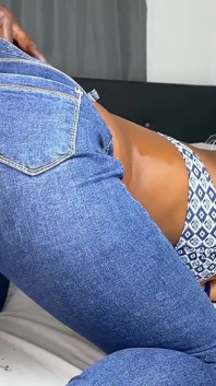 Ebony Teen in Jeans Gets Fucked by BBC!