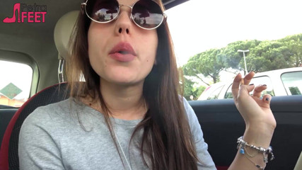 Smokin Fetish: Petra smoking in car