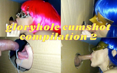 Sexoamateur: Gloryhole cumshot compilation 2
