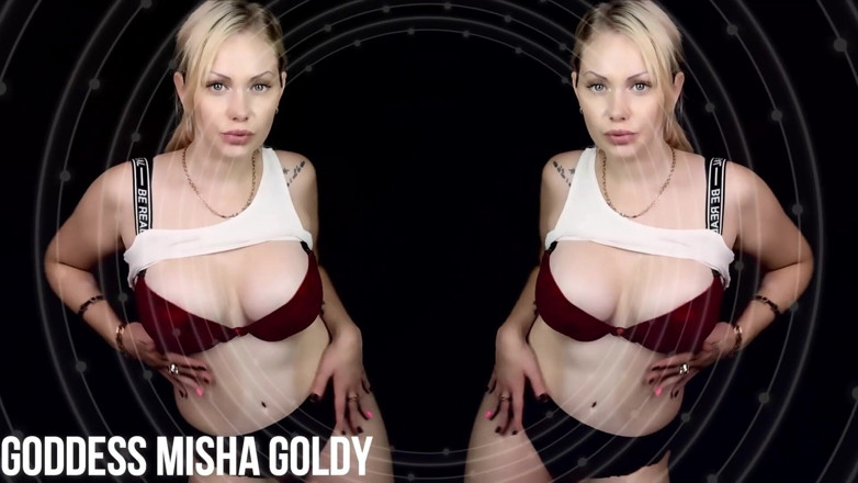 Goddess Misha Goldy: Binge, szarpnij się i stać się całkowicie głupi dla mnie!