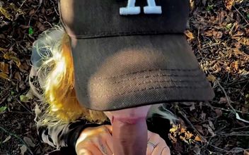 Pretty Girl Sucks My Dick and Shows Her Butt
