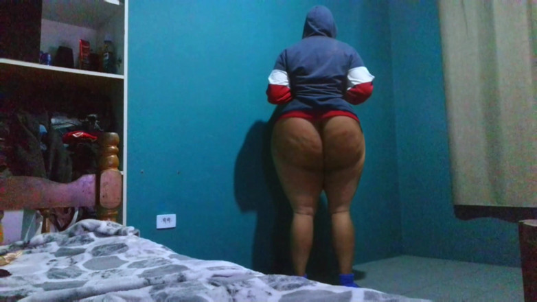 Sissy sapeca studio: Sissy TS šukání obřího bublinkového zadku