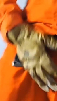 Road Worker Jerks off and Cums a Big Load After a Nap