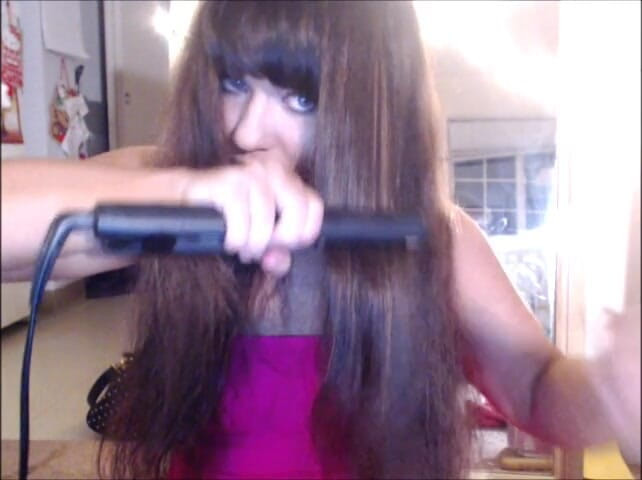 Carmita Bonita: Staightening Long Hair 100 Brush Strokes