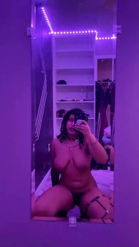 Curvy & Bouncing Nonbinary Ebony Goddess Demanding Worship with Every Move They Make