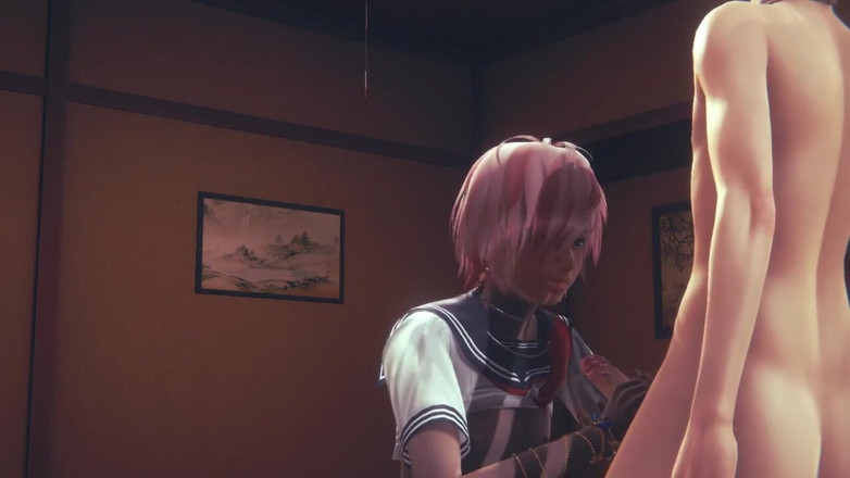 Yaoitube: Yaoi Femboy - Seth Hardsex con 2 femmine di più (senza censure)