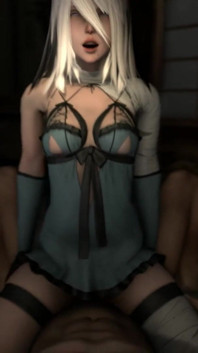 A2 Rides Cowgirl Nier Automata Parody