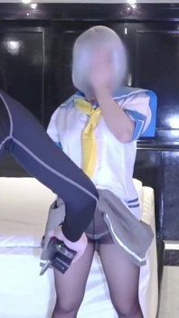 G-cup Waistline Perfection in Cosplay, Solo Charm Captured Through a Playful Private Moment Angle2