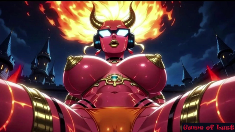 Game of Lust 3D: Golisches heißes bikini-dämonenmädchen dark castle nackt