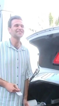 Blonde Babe Seduces Taxi Driver in Steamy Encounter