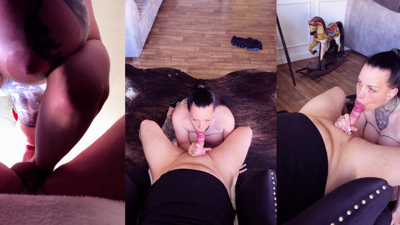 MissAlessaMilano: 3 Kamera v 1 videu orální sex a nadržená prsa