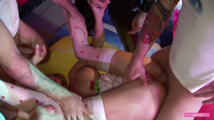 Mydirtyxxx: Zadek a kundička gangbang pro děvku milfku s velkými prsy