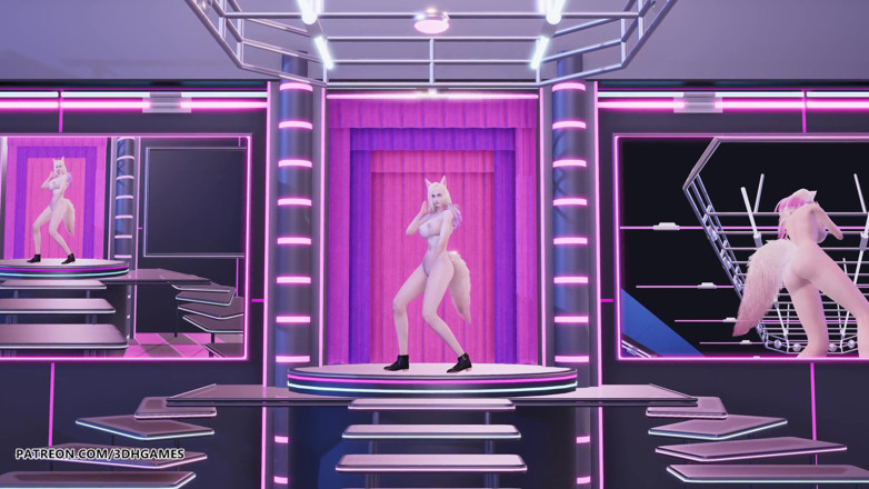 3D-Hentai Games: [MMD] AOA - Korthaar Ahri hete striptease competitie van legendes KDA