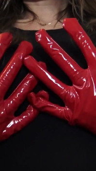 Göttin Perfectas handschuhe fetisch pOV