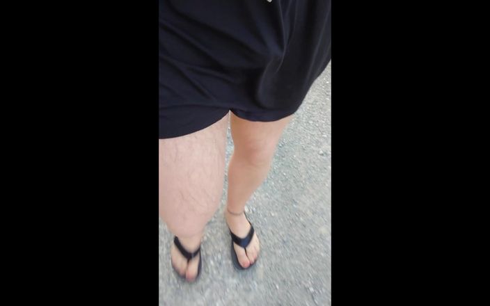 Carmen_Nylonjunge: Walk to the Canal in Tights