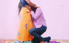 Desi Saree Beautiful Aunty Hardcore and Doggy Style Fucking Daughter's Husband Big Dick. Telugu Dirty Talks.