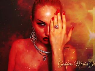Goddess Misha Goldy: Büyüleyici anti-dinsel asmr! Ruhunu ve vücudunu şeytana ver!