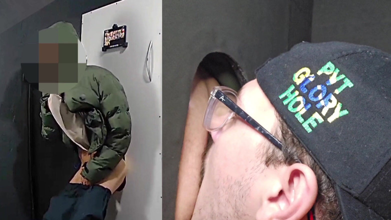 Pvt gloryhole br (brazil): Висока і худа з великим необрізаним членом прийшла до глоріхолу, щоб її відсмоктали спереду і ззаду. Знову!