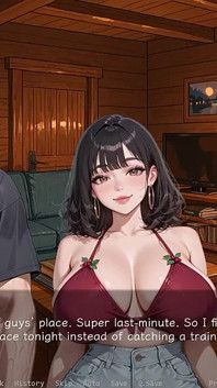 Ntr'd door mijn vriend #12 Ai Hentai-spel - masturberen door korte broek