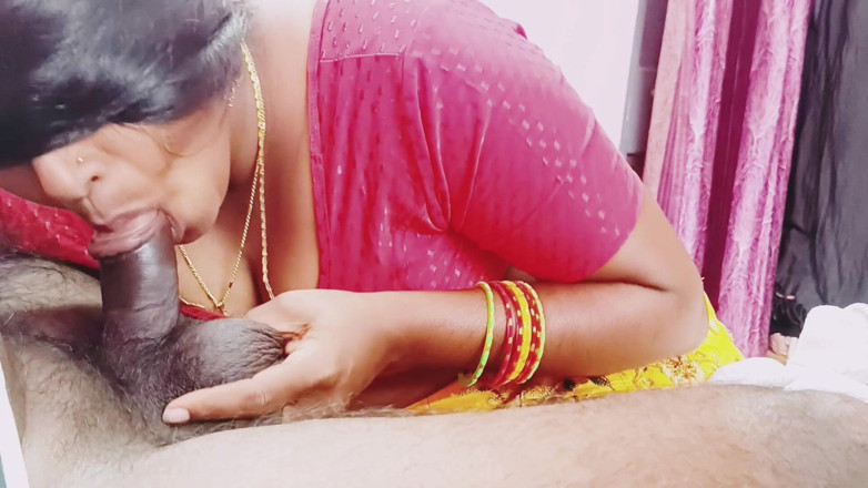 Telugu honey lips: インド人の継姉は義理の兄ディックを楽しんでいました。素晴らしいフェラチオとカウガールセックス。テルグ語の下品なトーク。