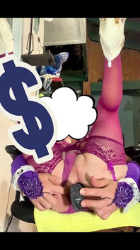 Sexy Anal Dildo Shemale Panties by the Side Riding Anal Dildo