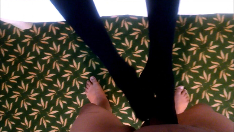 PornoJuice: Ranie Mae black cock foot job masturbation