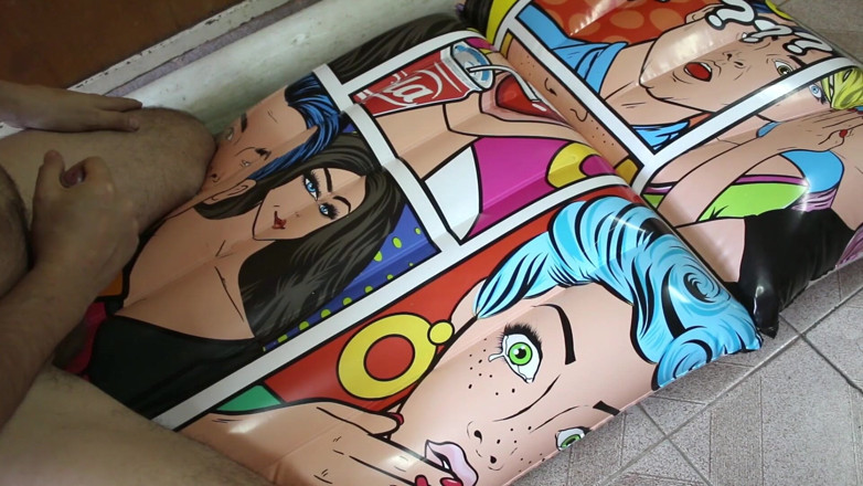Inflatable Lovers: Fashion pool airmattress