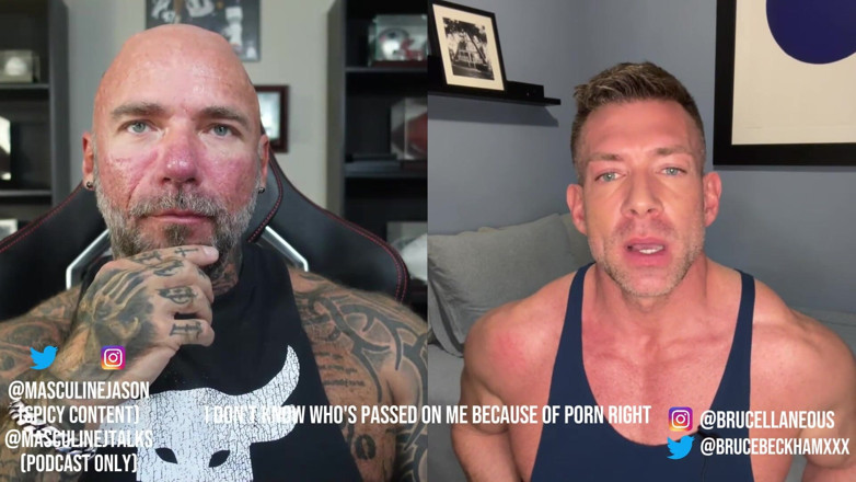 Raw and Uncensored with Masculine Jason: 포르노 스타 고백 - Bruce Beckham 에피소드 140