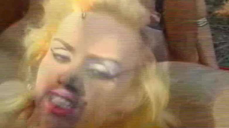 SHEMALE RETRO FUN: Insatiable Blonde 18yo Drains Transsexual Cock Outdoors