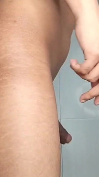 Why Don't You Want to Go in? in the Shower with Me or Inside Me? Side View