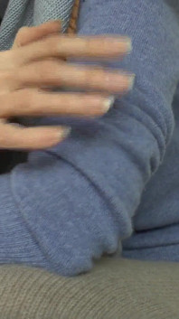 Lady Victoria Valente - Cashmere Outfit, Beautiful Hands, Long Fingernails, Close-ups, JOI