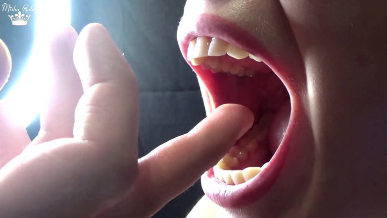Goddess Misha Goldy: Hard Biting of Male Fingers and Arm Film 3 Mouth and...