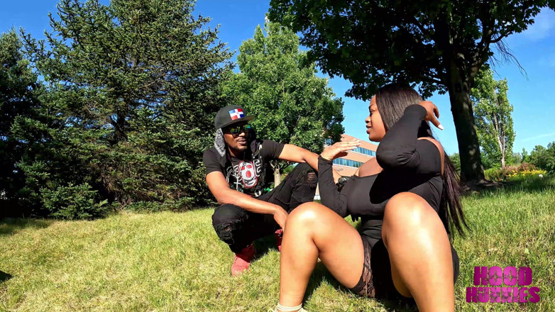 Hood Hunnies: Hood Booty Lacey Gets Her Pussy Beat Down by BBC