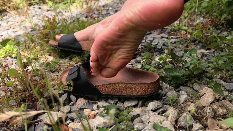 Goddess Lena: Birkenstock Teasing